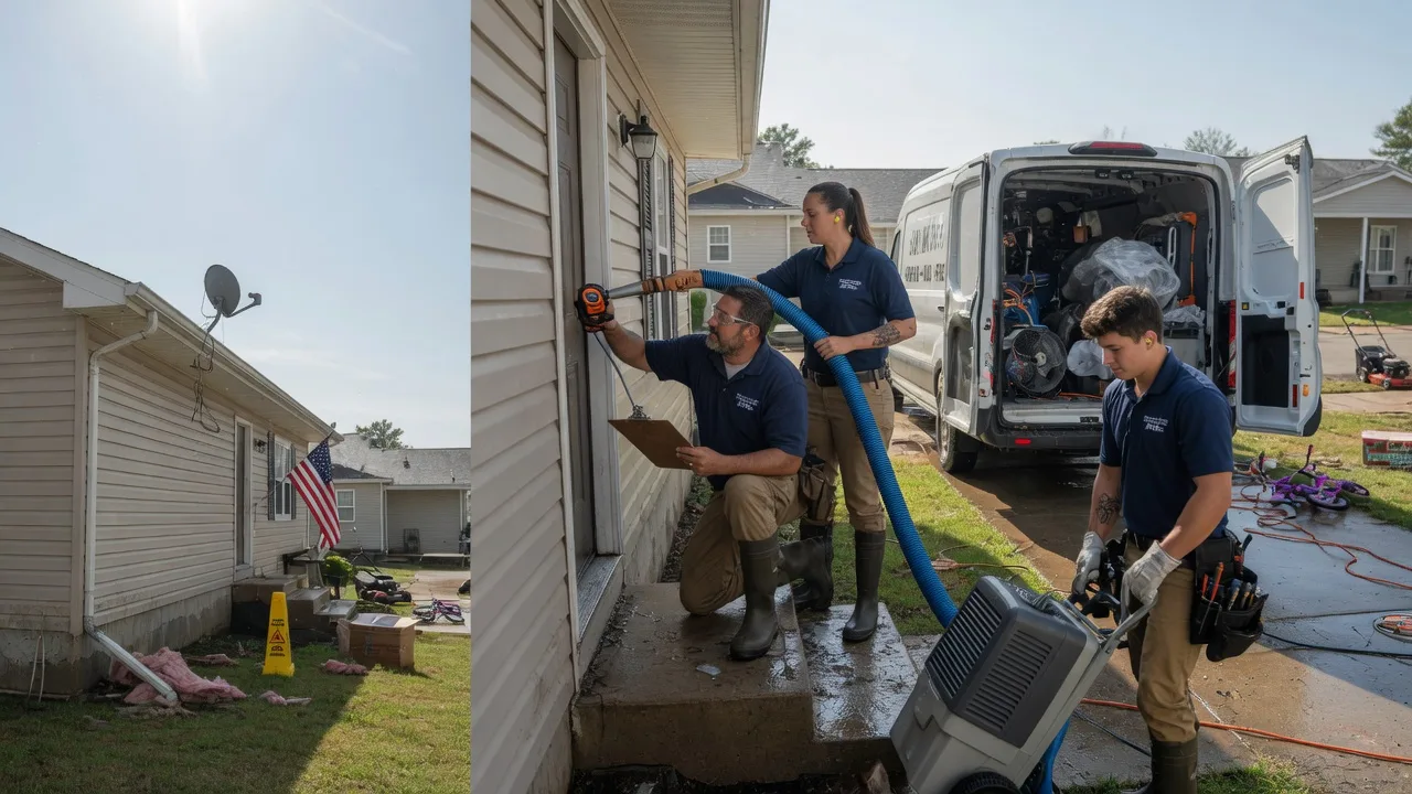 Ceiling Water Damage Restoration in Valley Falls, KS near me